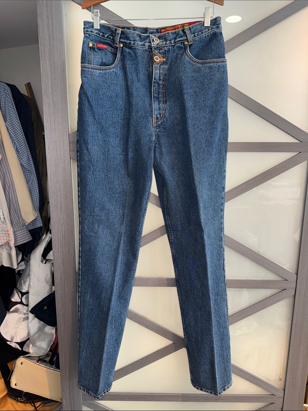 Vintage 90s Lawman Western Jeans 13/14 High Rise Relaxed Fit 100% Cotton